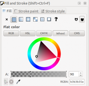 inkscape gradient tool